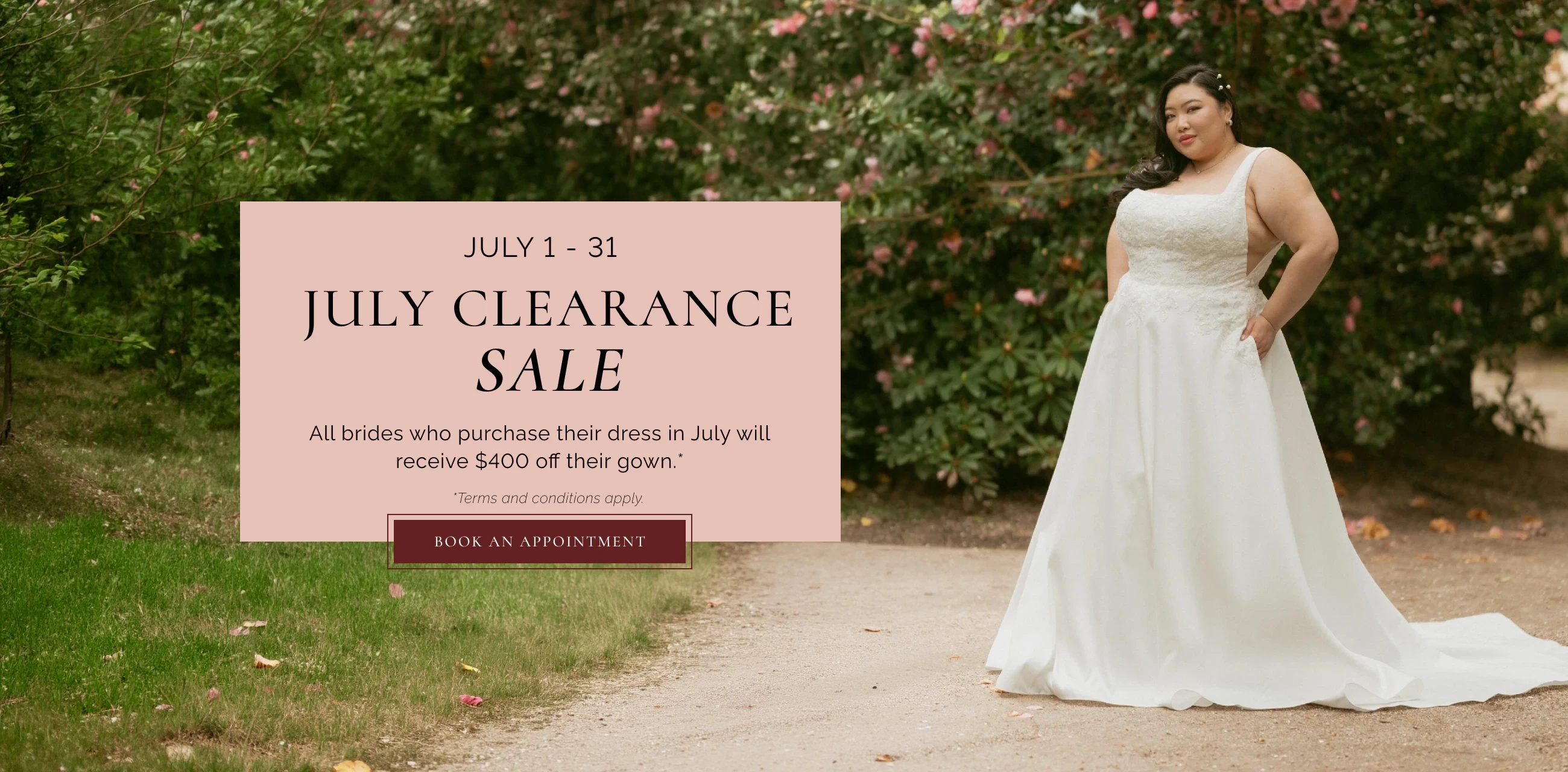 July Clearance Sale Banner